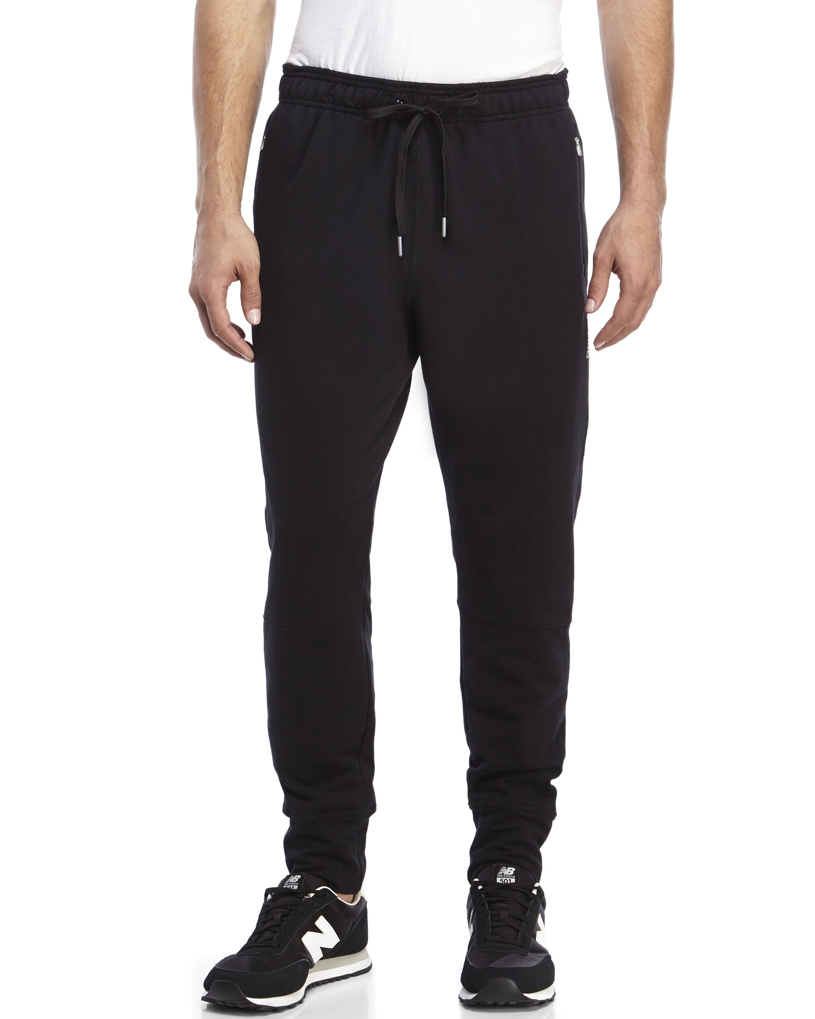 Reebok Zip Pocket Sweatpants in Black for Men | Lyst
