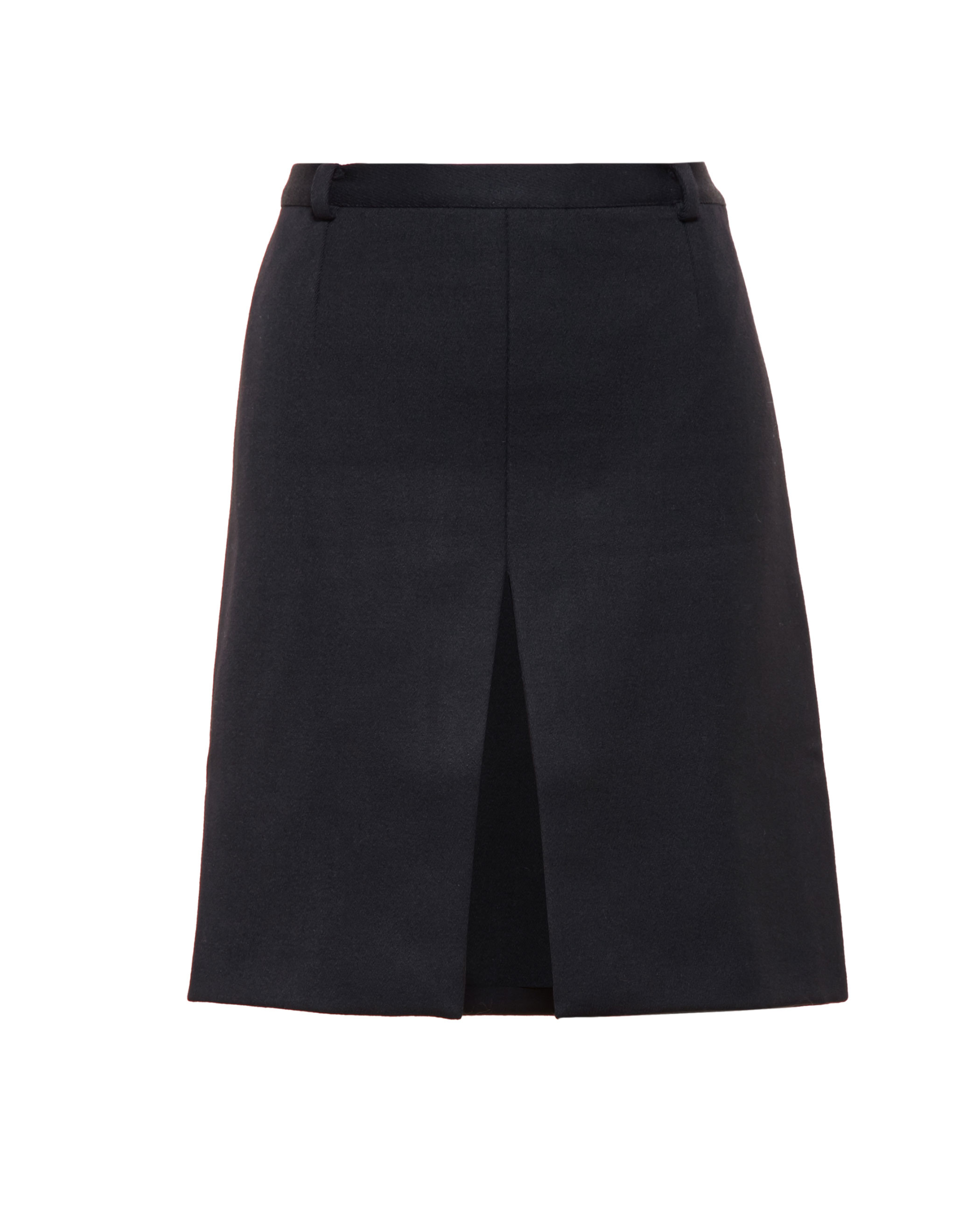 Vetements Front Slit Mini Skirt in Black | Lyst