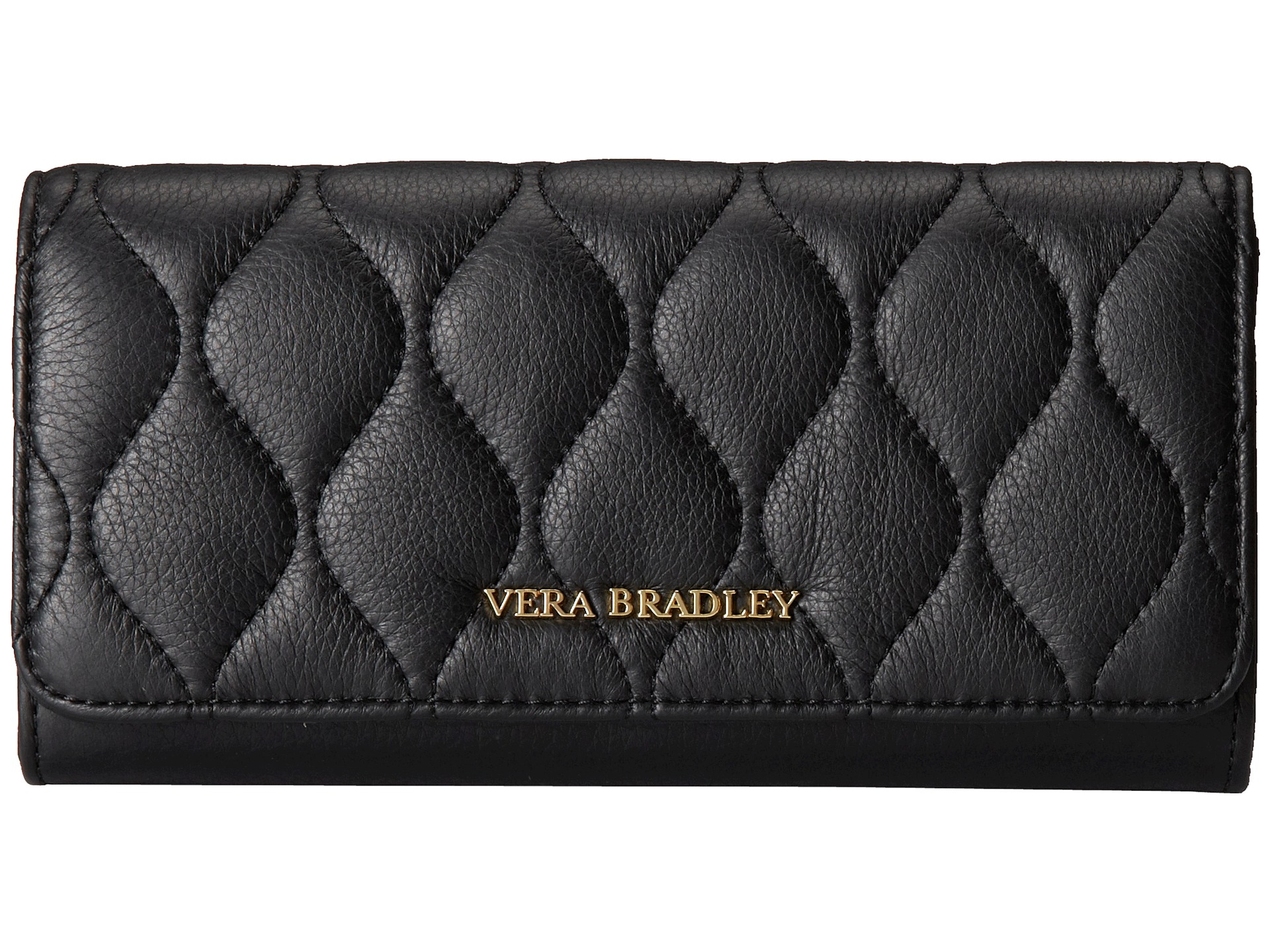 Lyst Vera Bradley Quilted Audrey Wallet in Black