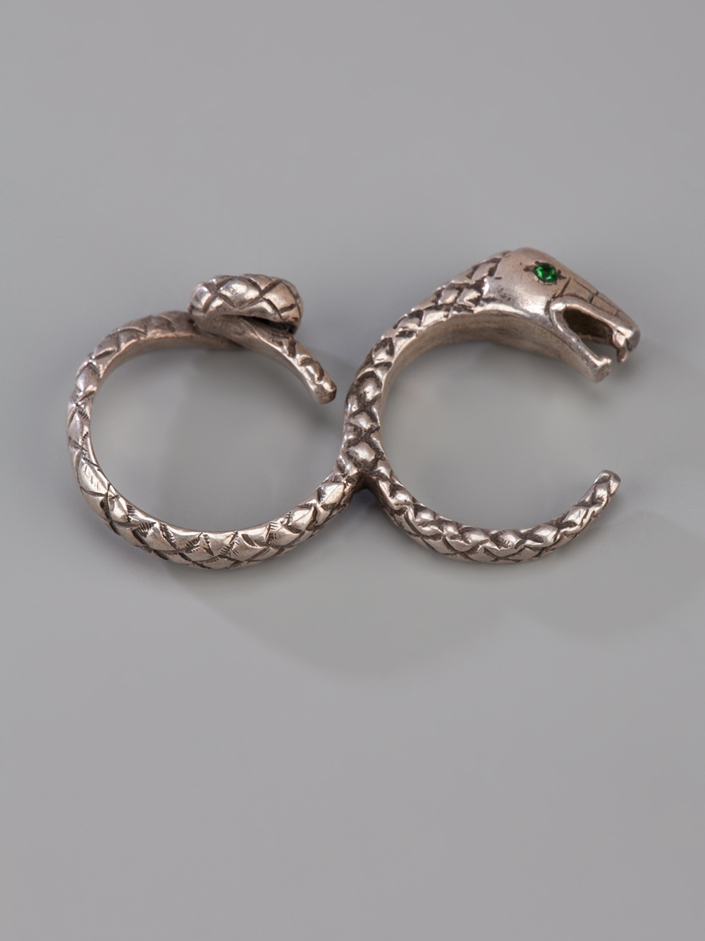 Lyst - Pamela Love Double Snake Ring in Metallic