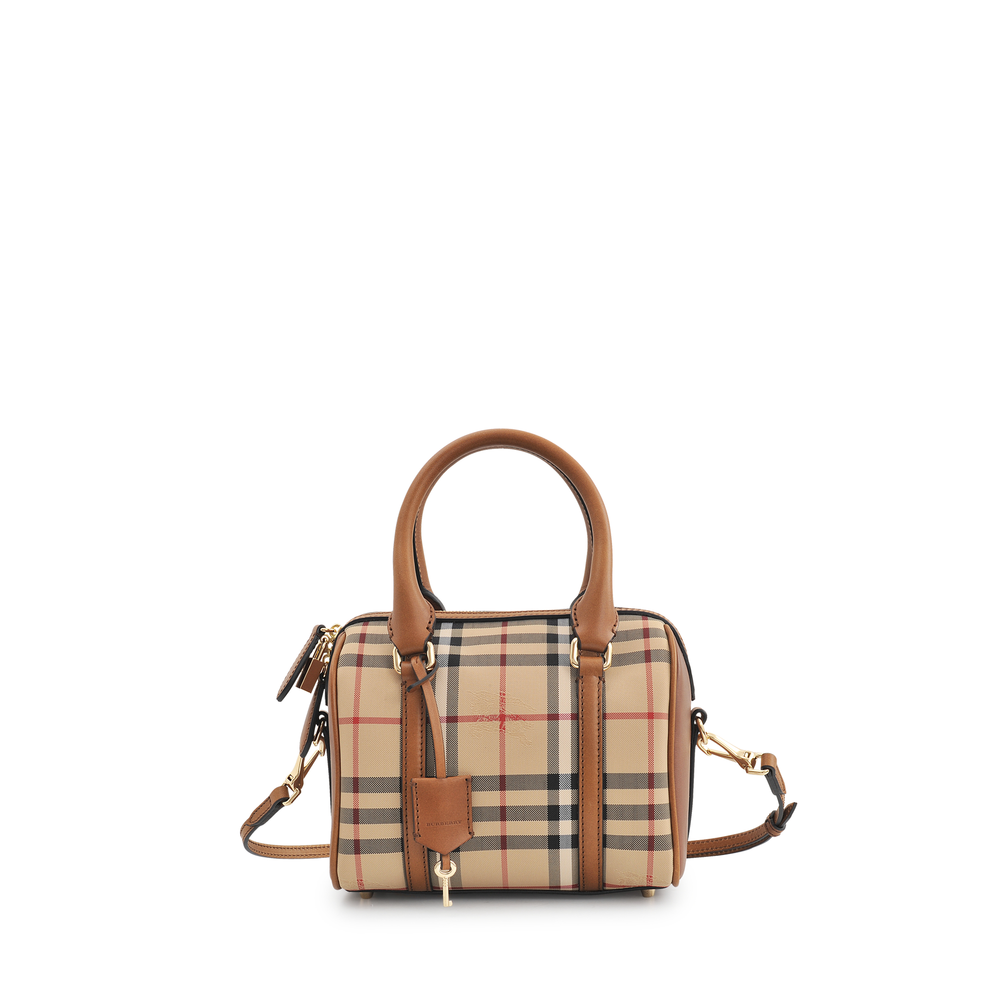 burberry sm alchester horseferry check bag in beige lyst burberry sm alchester horseferry check bag in beige lyst