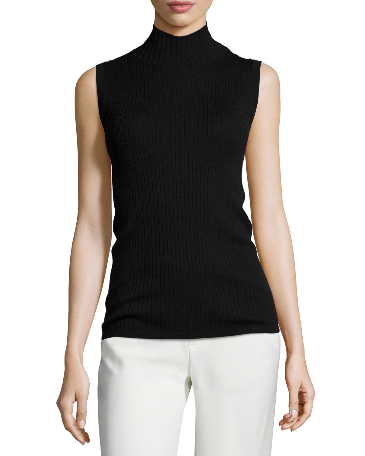 sleeveless turtleneck top uk