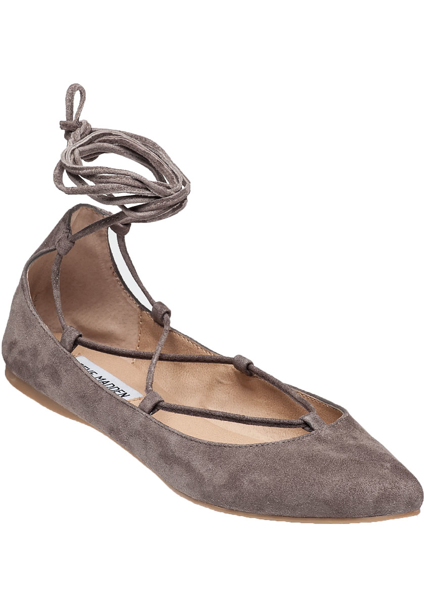 steve madden lace up flats