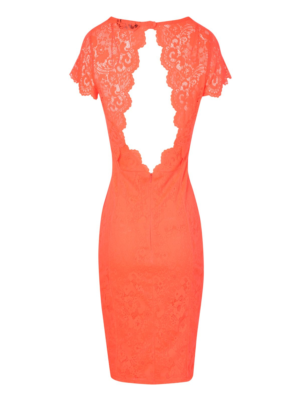 Jane norman orange dress