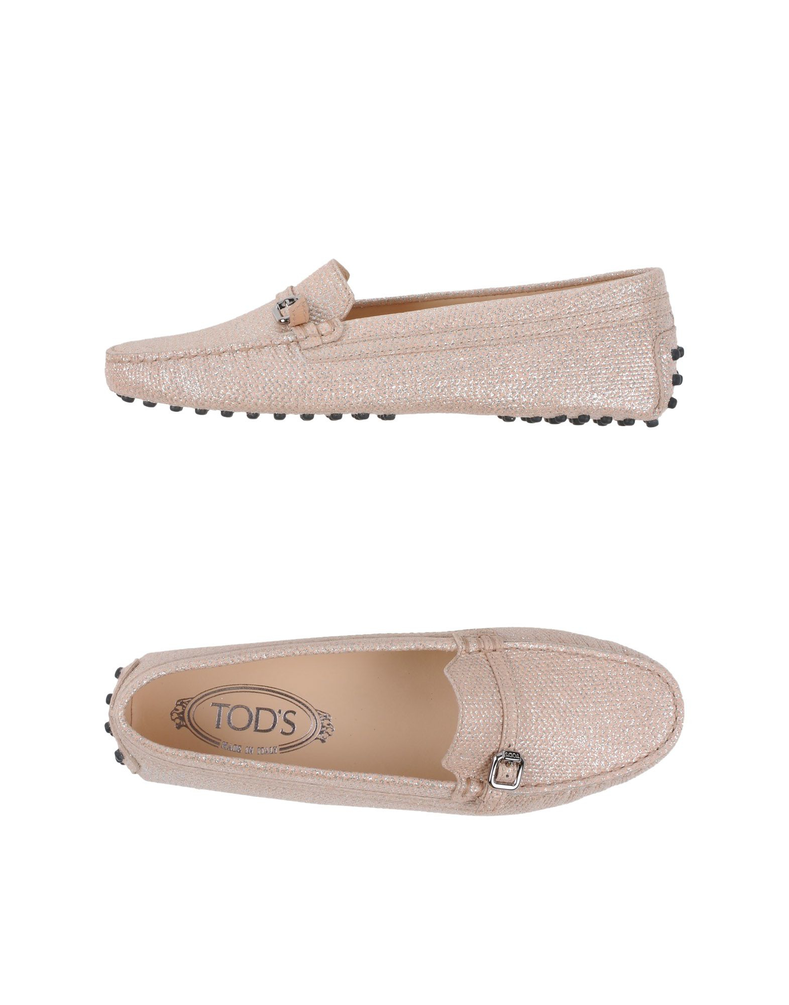 Tod's Moccasins in Pink (Light pink) - Save 39% | Lyst
