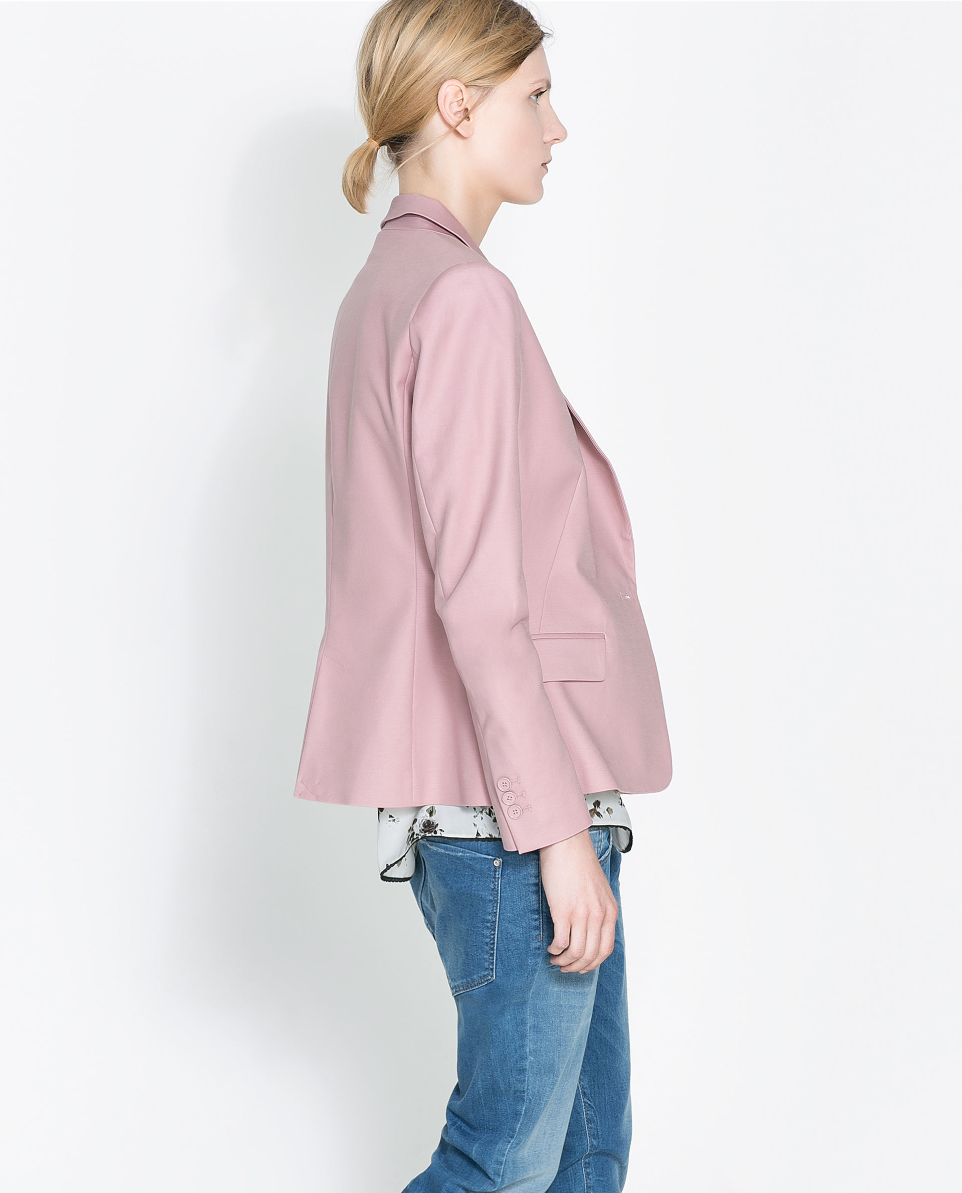 t neck blouse