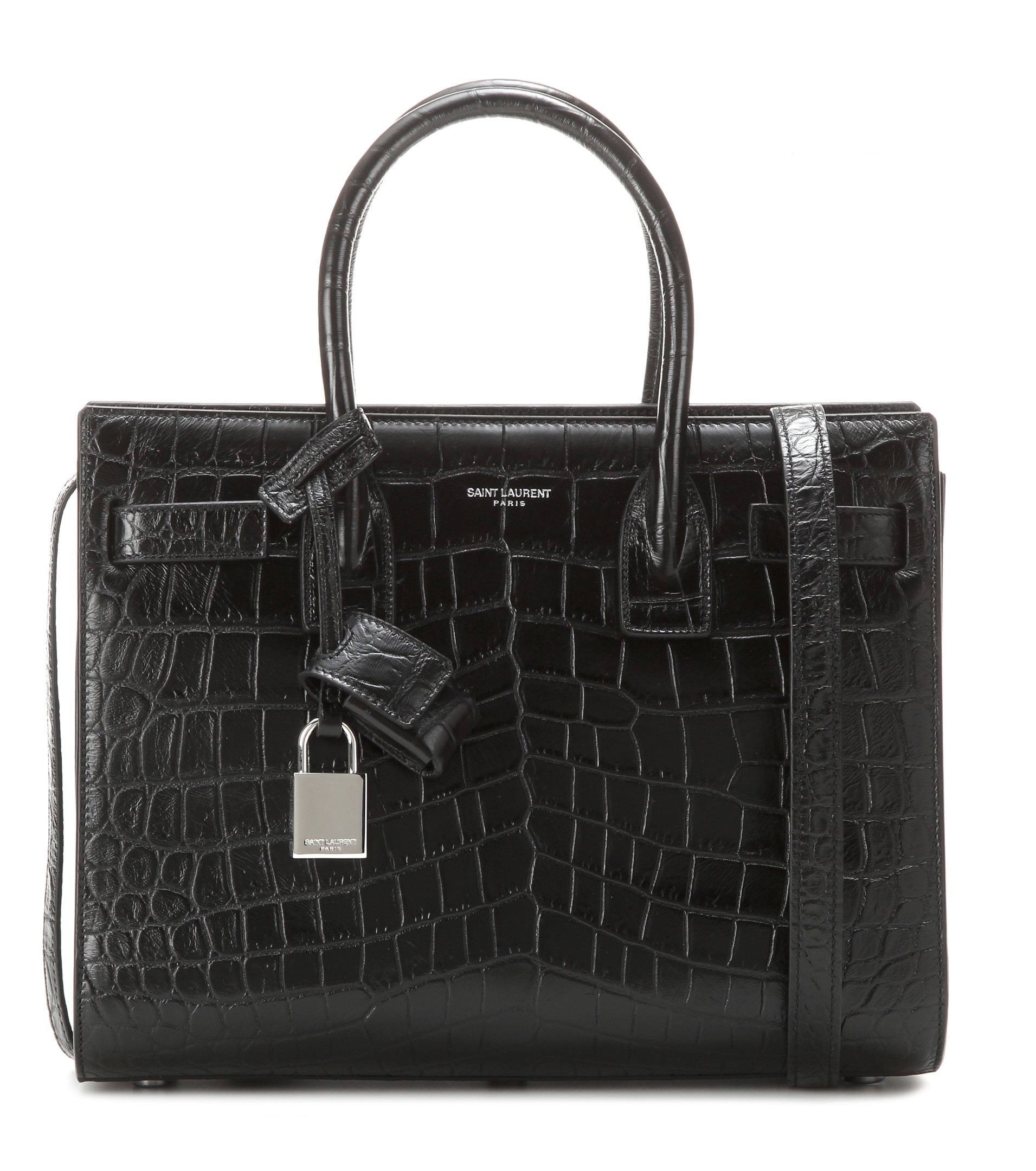 saint laurent sac de jour croc embossed