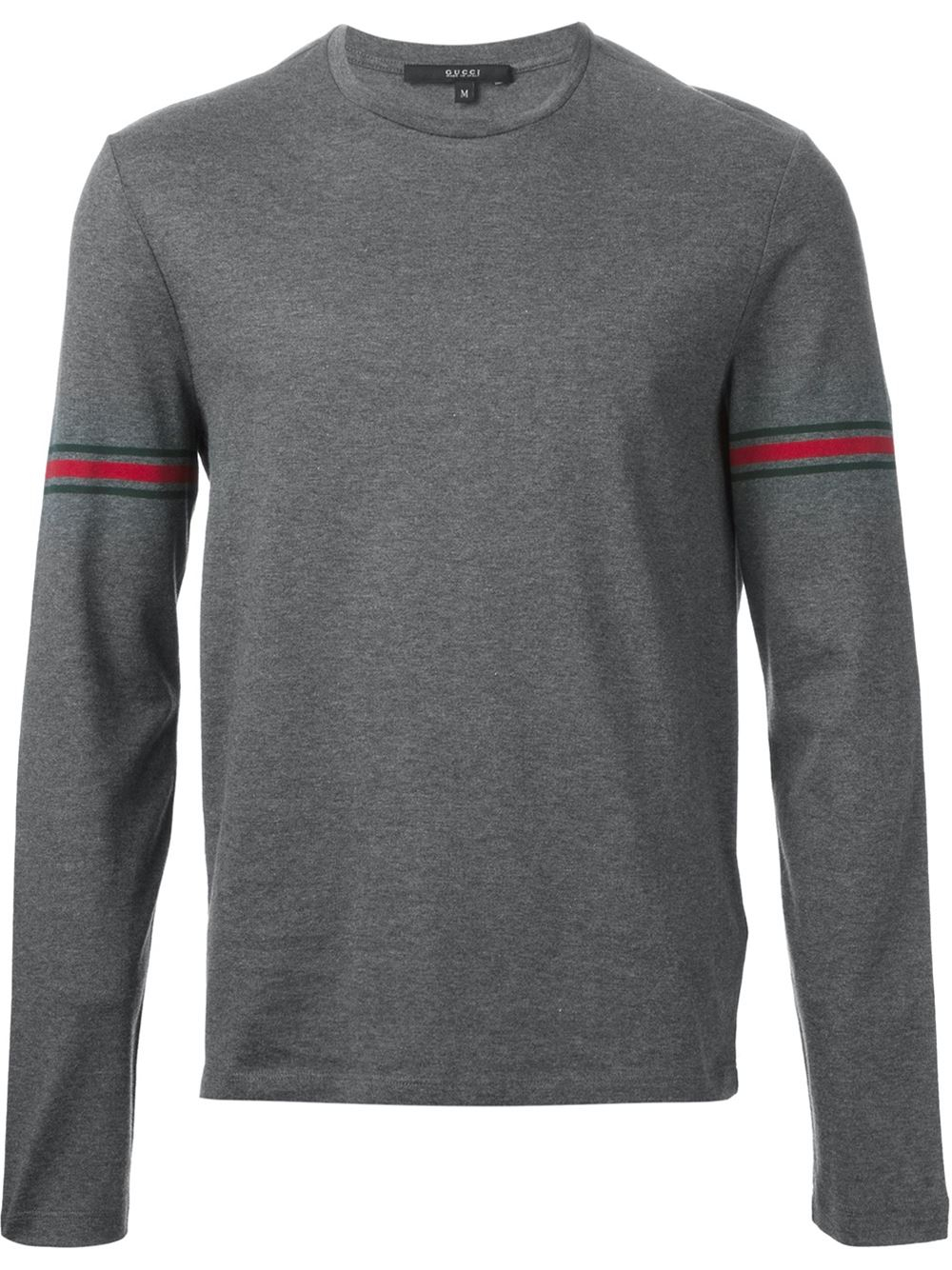 Lyst - Gucci Long Sleeve T-Shirt in Gray for Men
