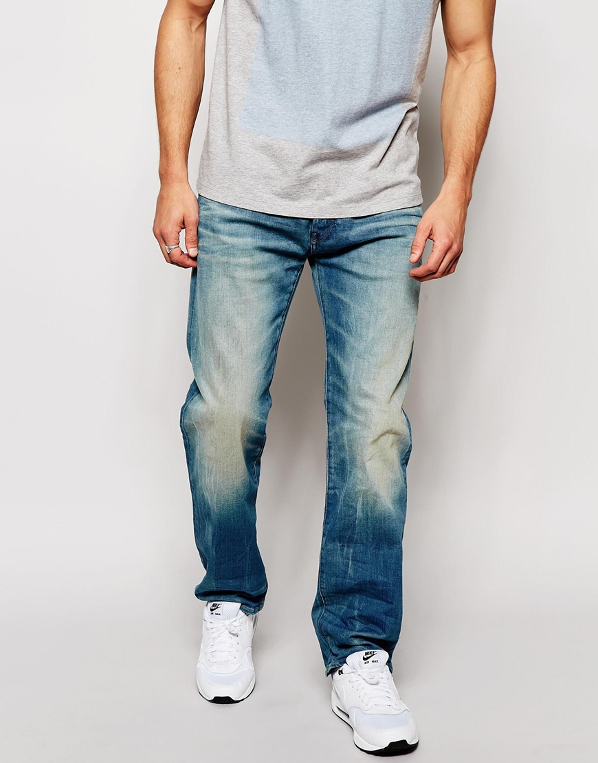 G-star raw Jeans 3301 Loose Fit Cyclo Stretch Light Aged in Blue for ...