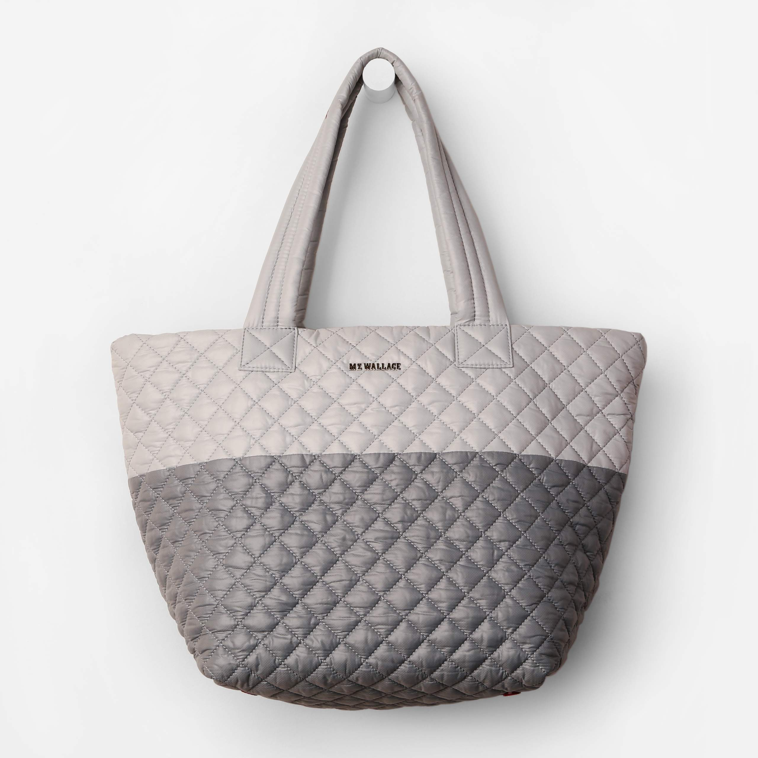 Lyst Mz Wallace Equinox Medium Metro Tote Stone And Cement Color Gallery