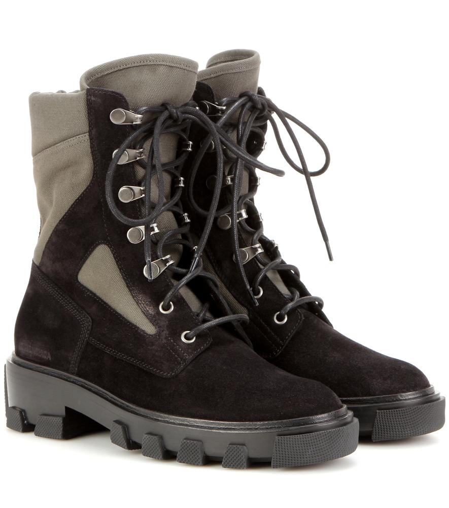 balenciaga black lace up