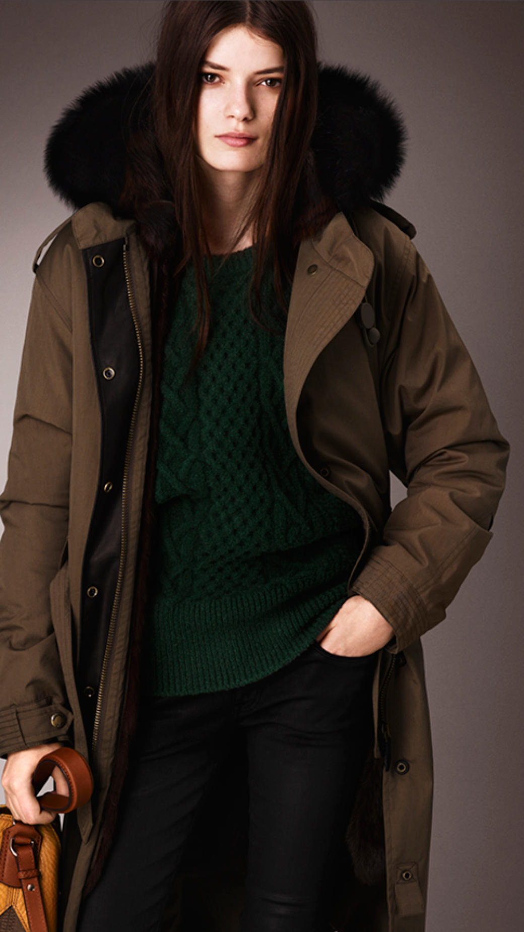 burberry green sweatshirt