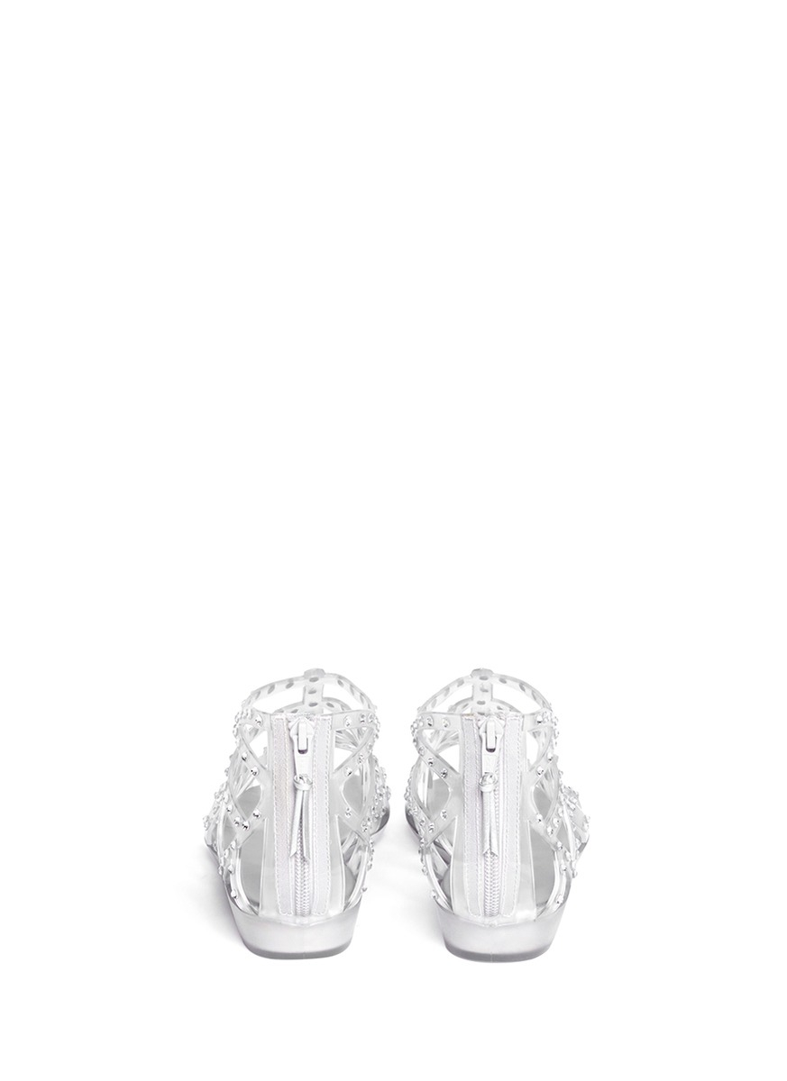 stuart weitzman rhinestone sandals