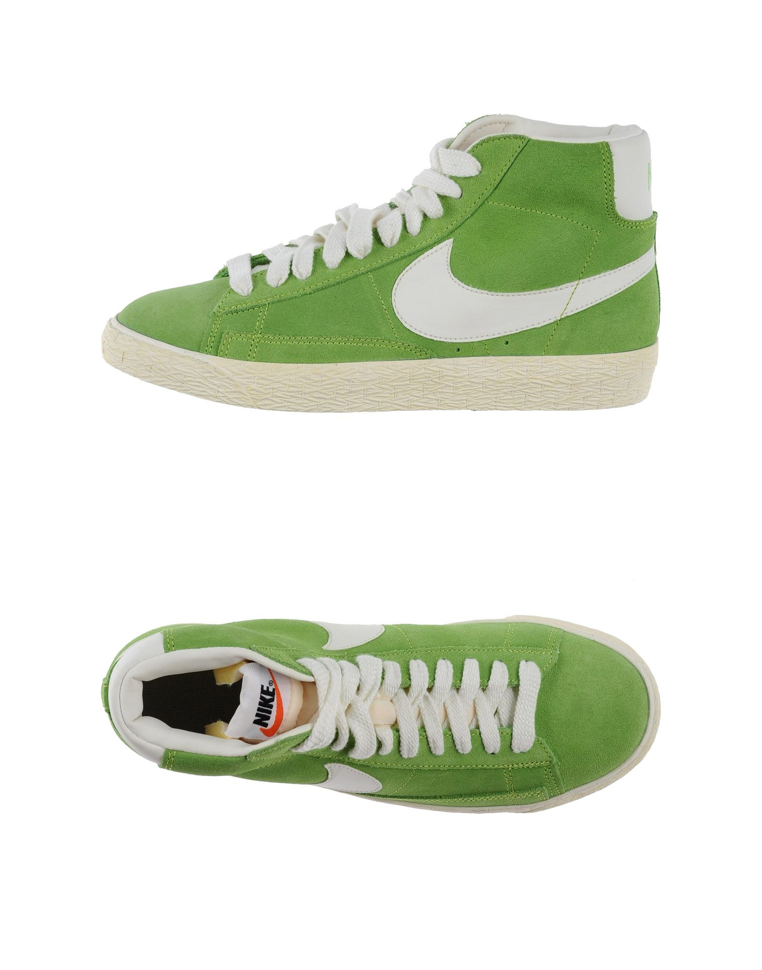 Nike Hightops Trainers in Green (Light green) | Lyst
