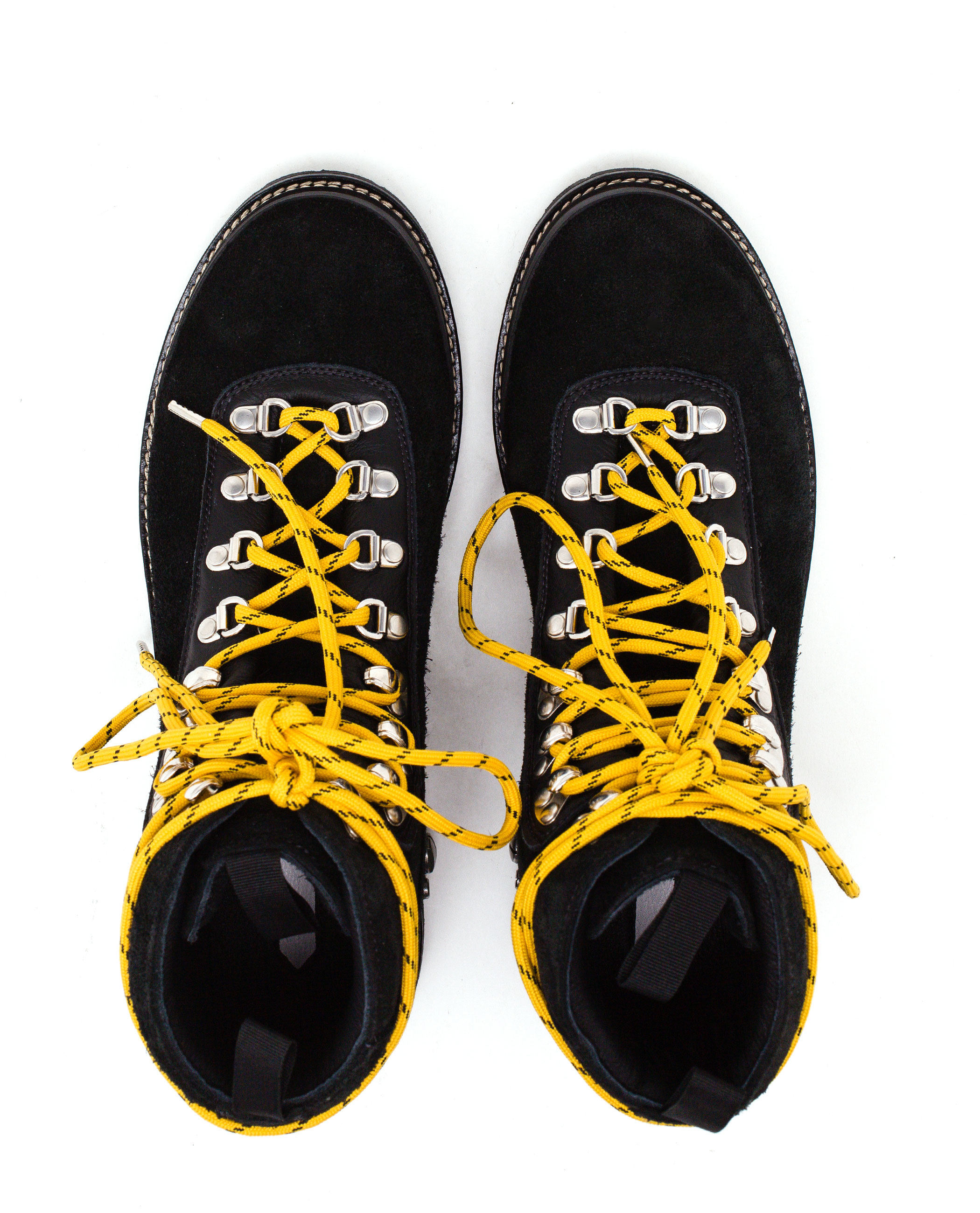 Off-white c/o virgil abloh Suede Hiking Boots in Yellow (BLACK YELLOW ...