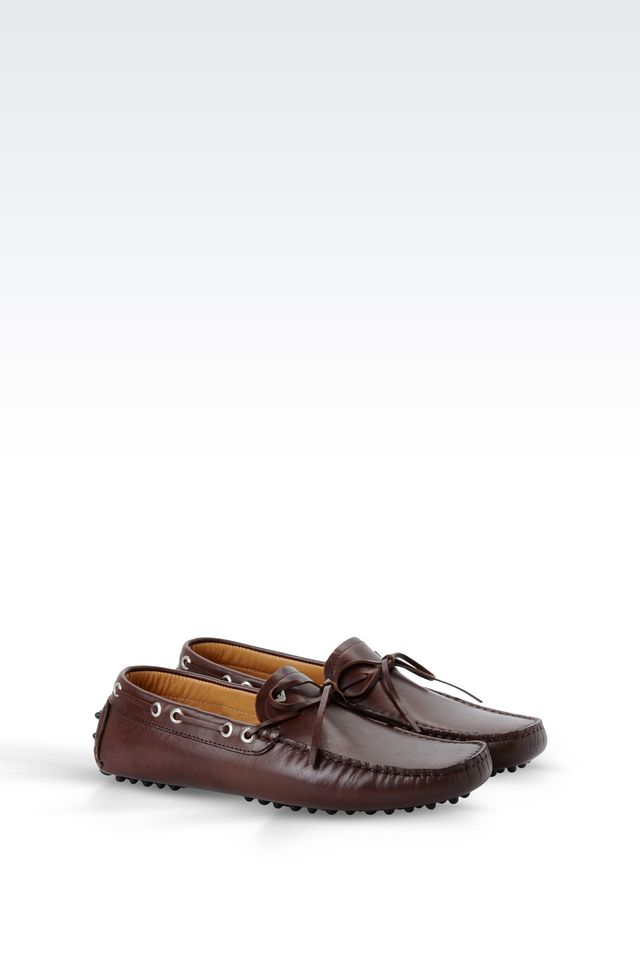 emporio armani loafers emporio armani loafers in brown for lyst emporio armani loafers emporio armani loafers in brown for lyst