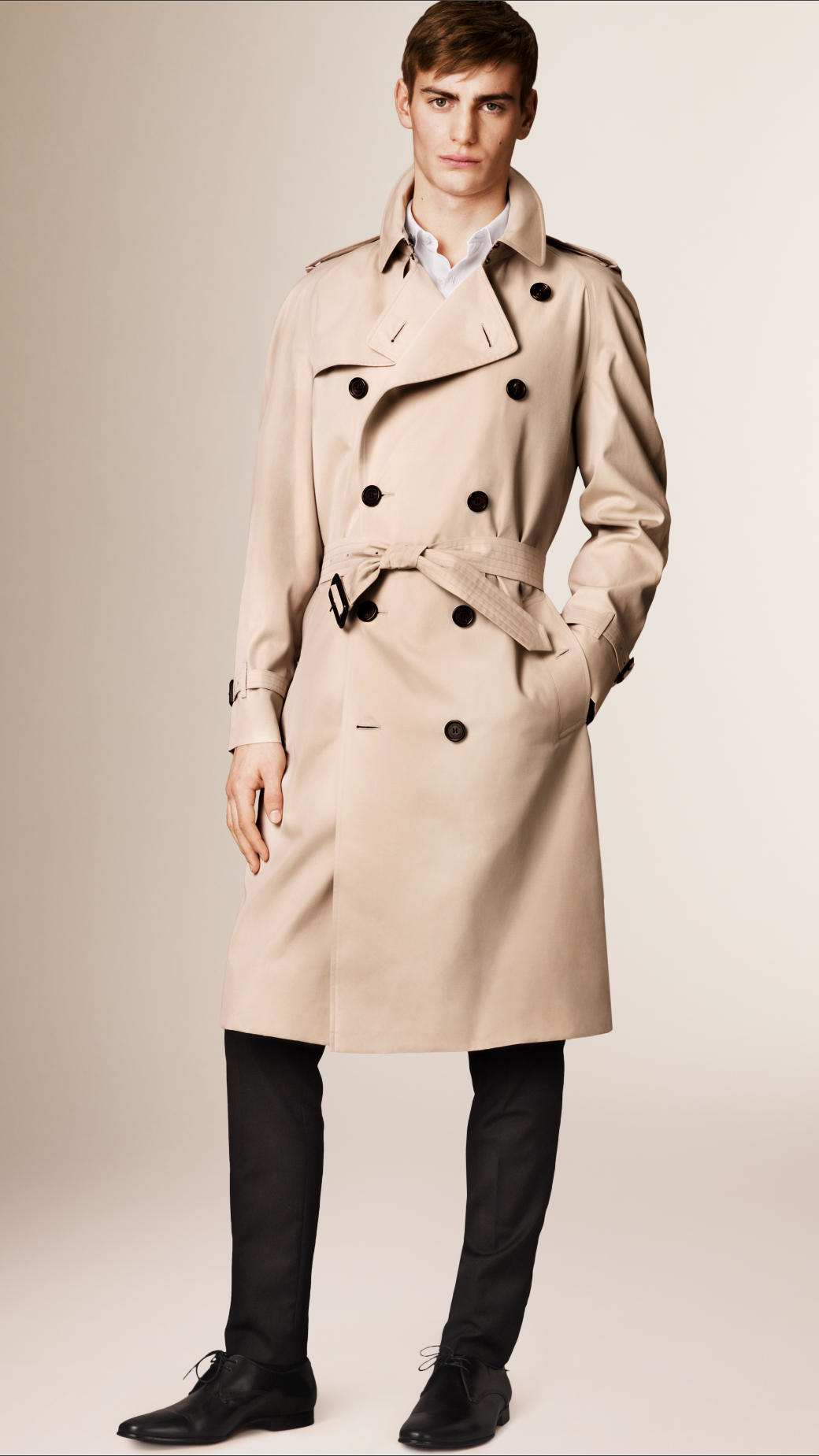 Lyst - Burberry The Westminster - Long Heritage Trench Coat in Natural for Men
