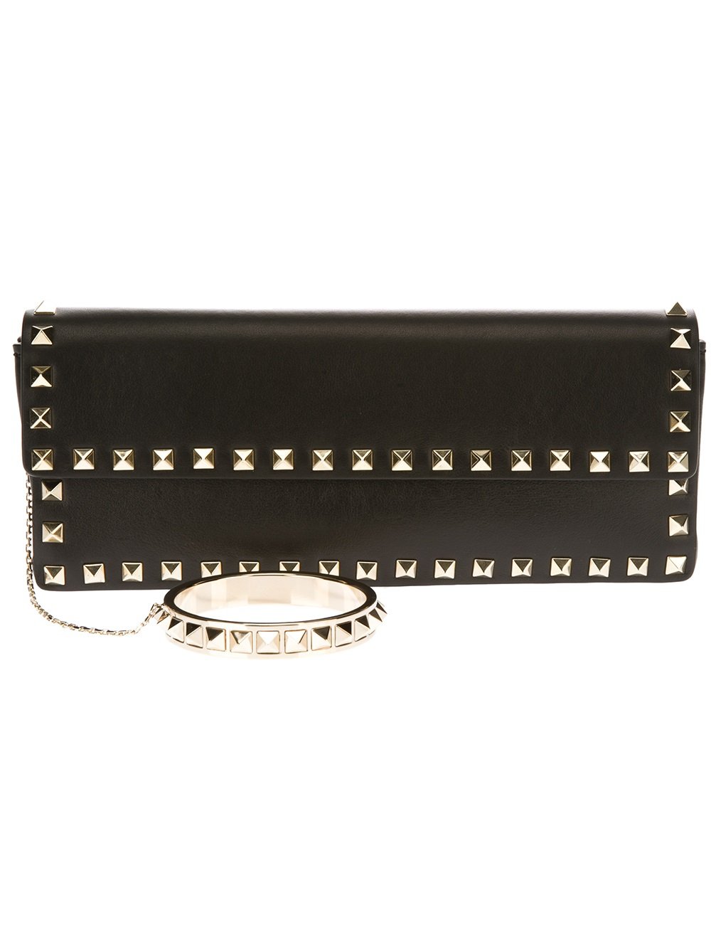 black valentino rockstud clutch