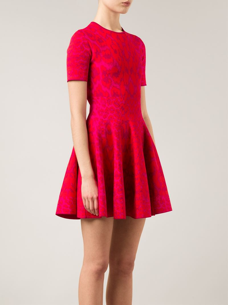 alexander mcqueen pink gown