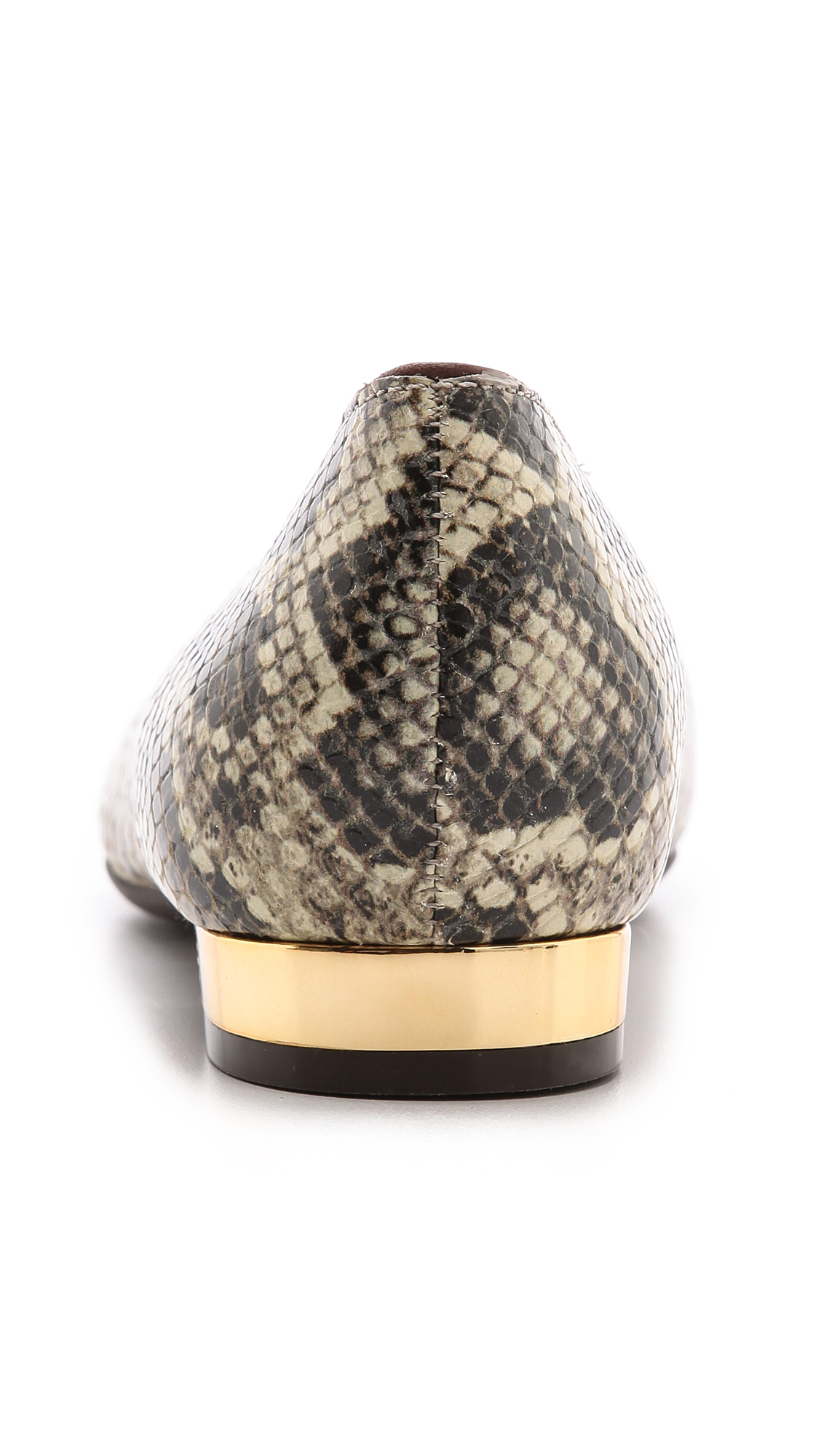 tory burch snake print flats