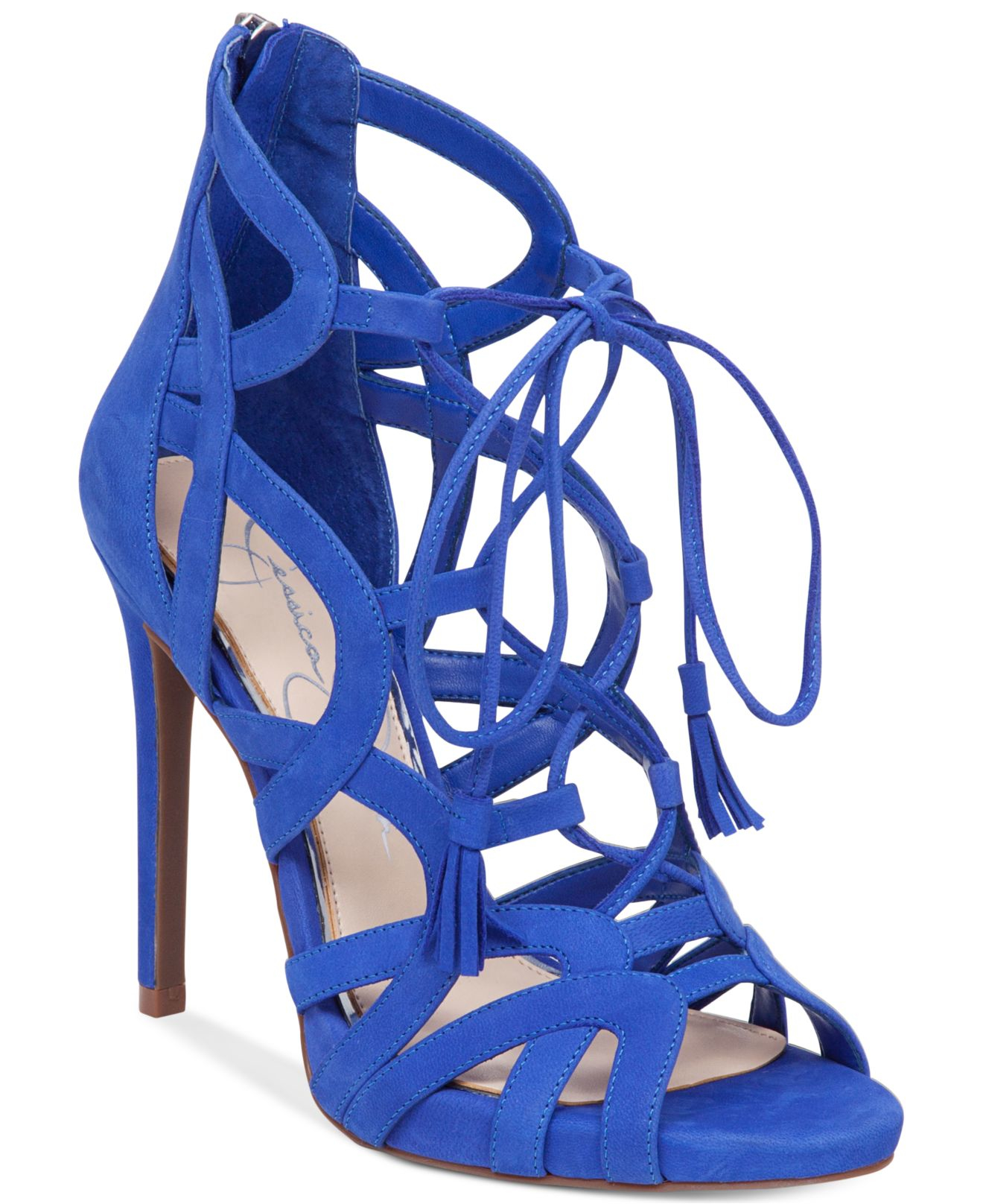 jessica simpson blue heels