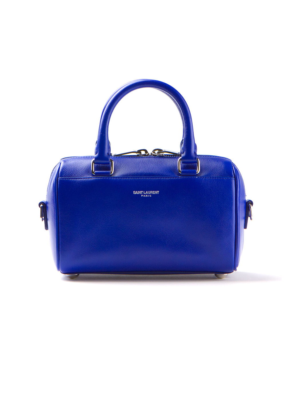 Saint Laurent Electric Blue Mini Duffle Bag in Blue | Lyst
