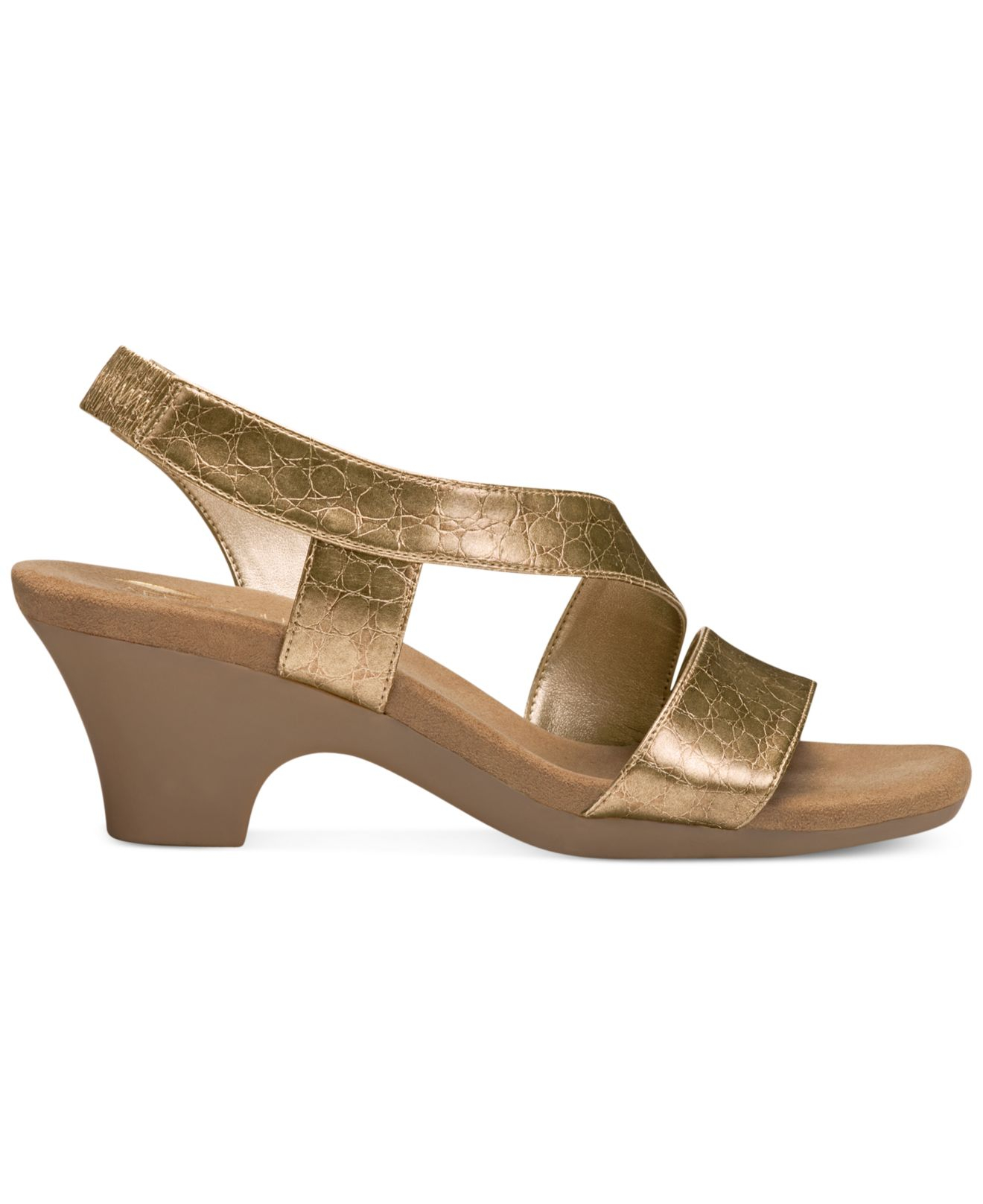 aerosoles metallic sandals