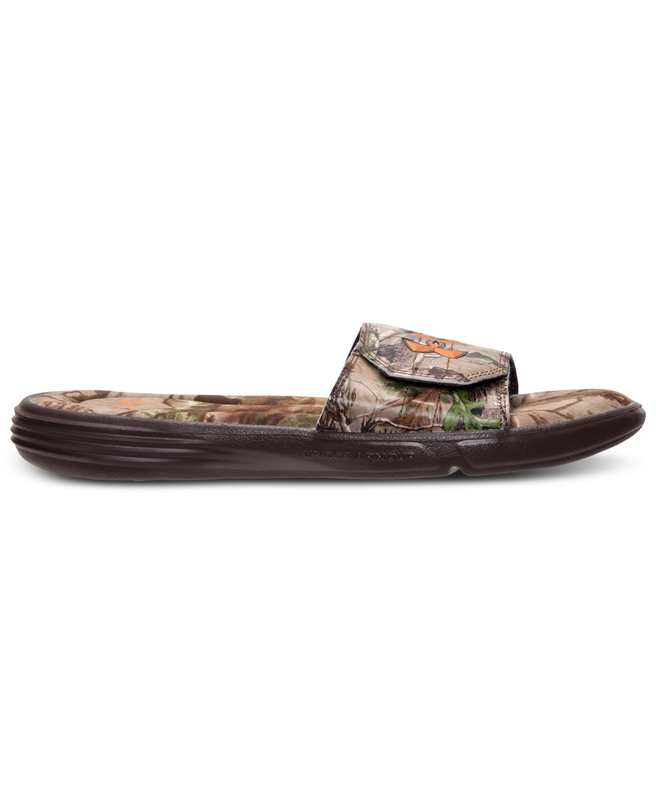 mens under armour camo sandals