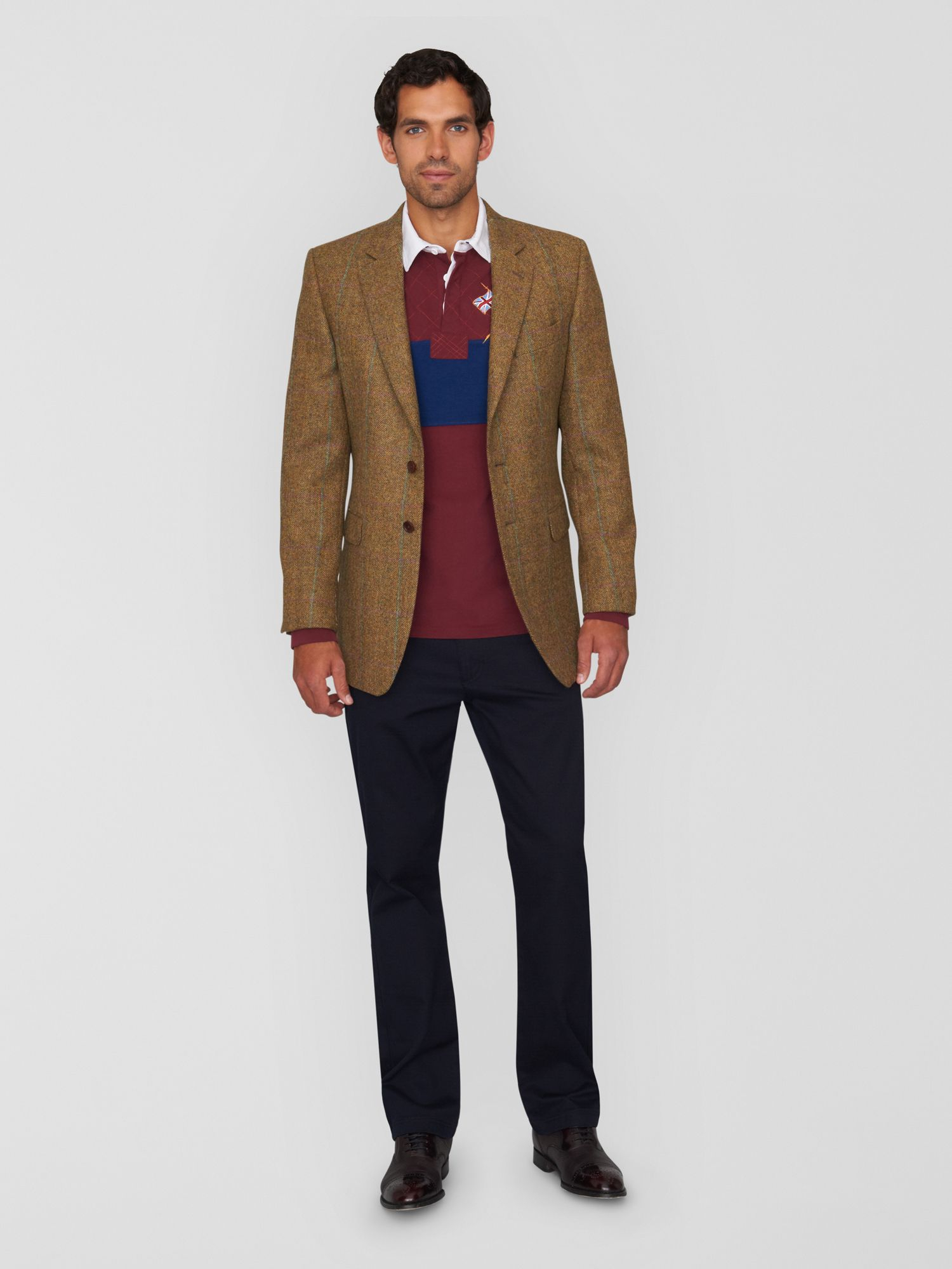 Jaeger Tweed Jacket in Green for Men Lyst