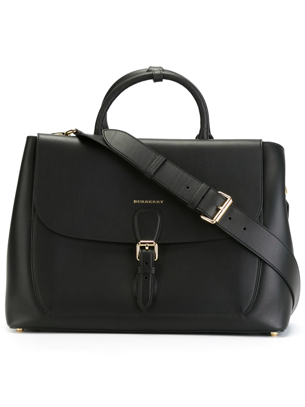 Burberry Large &#39;coleman&#39; Tote in Black - Lyst