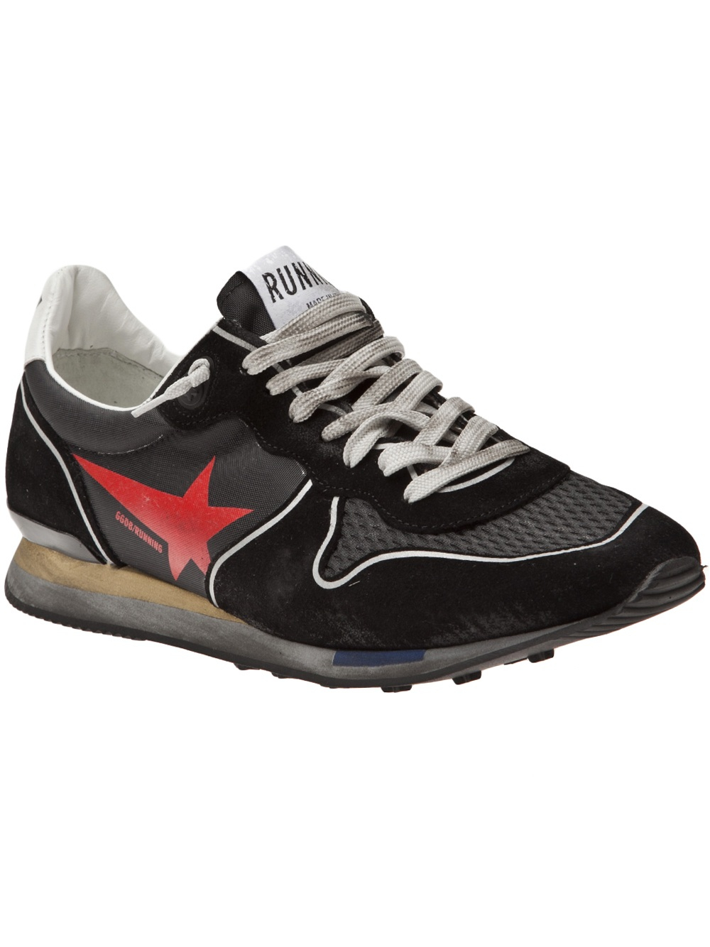 Golden goose deluxe brand Worn Look Running Shoes in Black for Men | Lyst