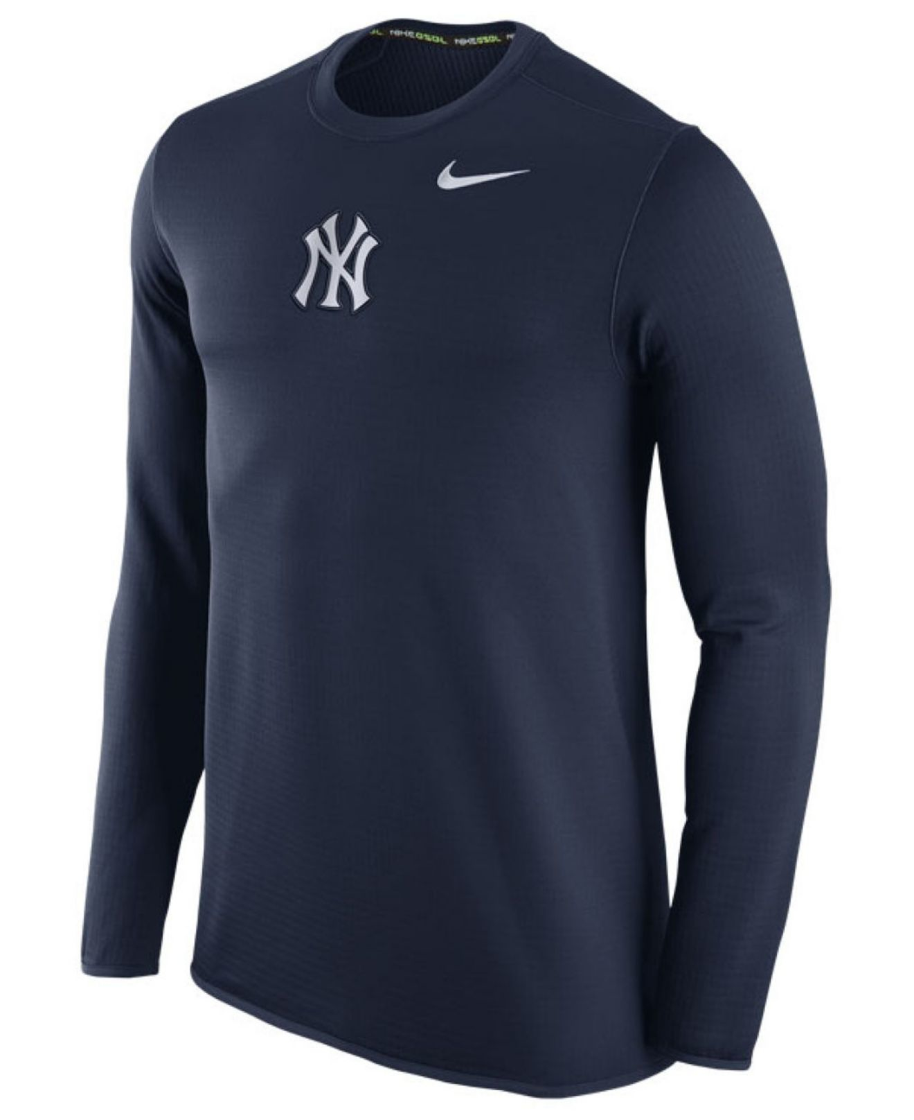 Nike Men's New York Yankees Waffle Long-sleeve Shirt in Black for Men ...