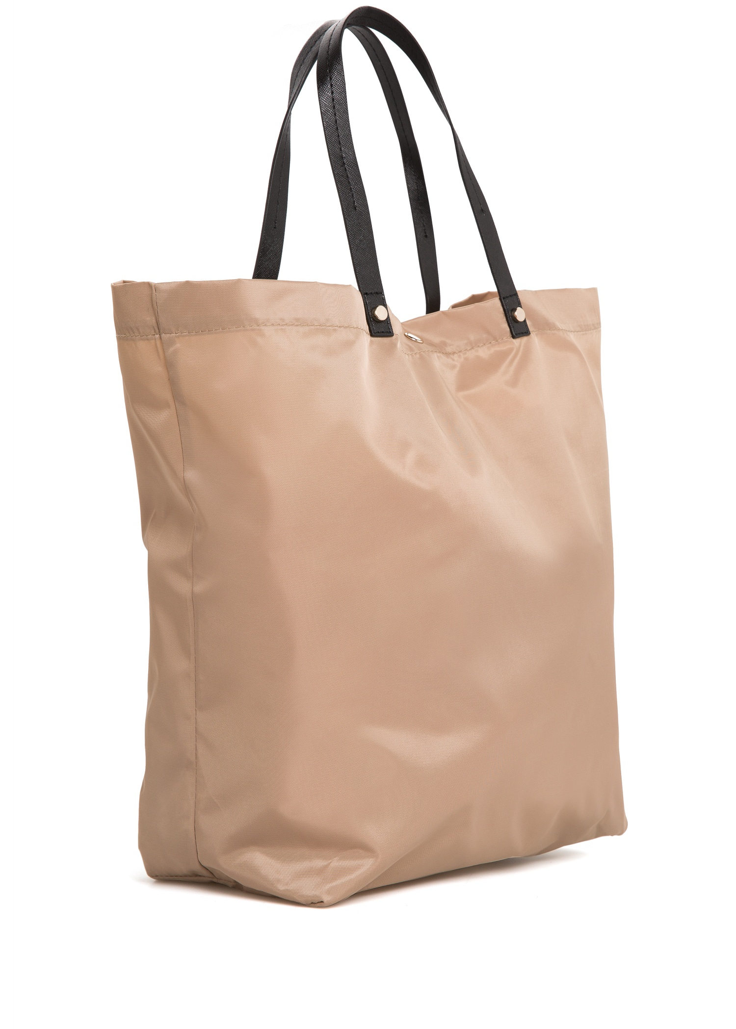 Lyst - Mango Nylon Shopper Bag in Natural