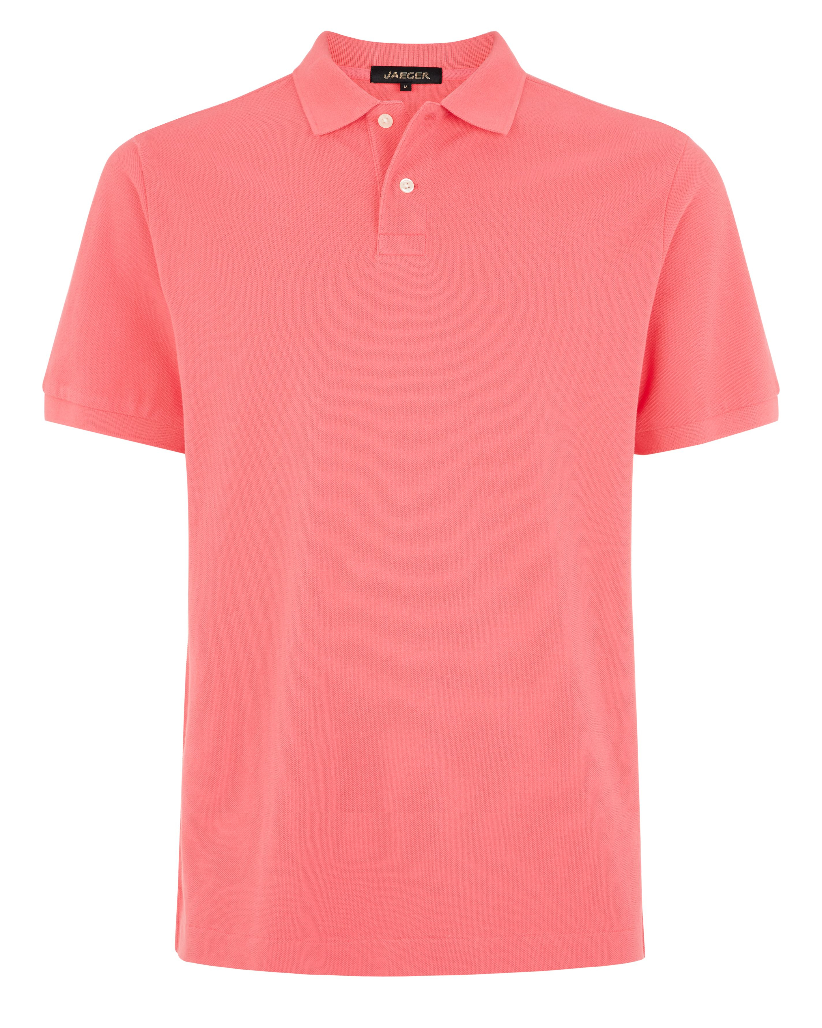 Jaeger | Pink Plain Polo Regular Fit Polo Shirt for Men | Lyst