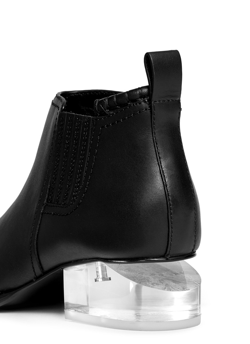 kori leather ankle boots