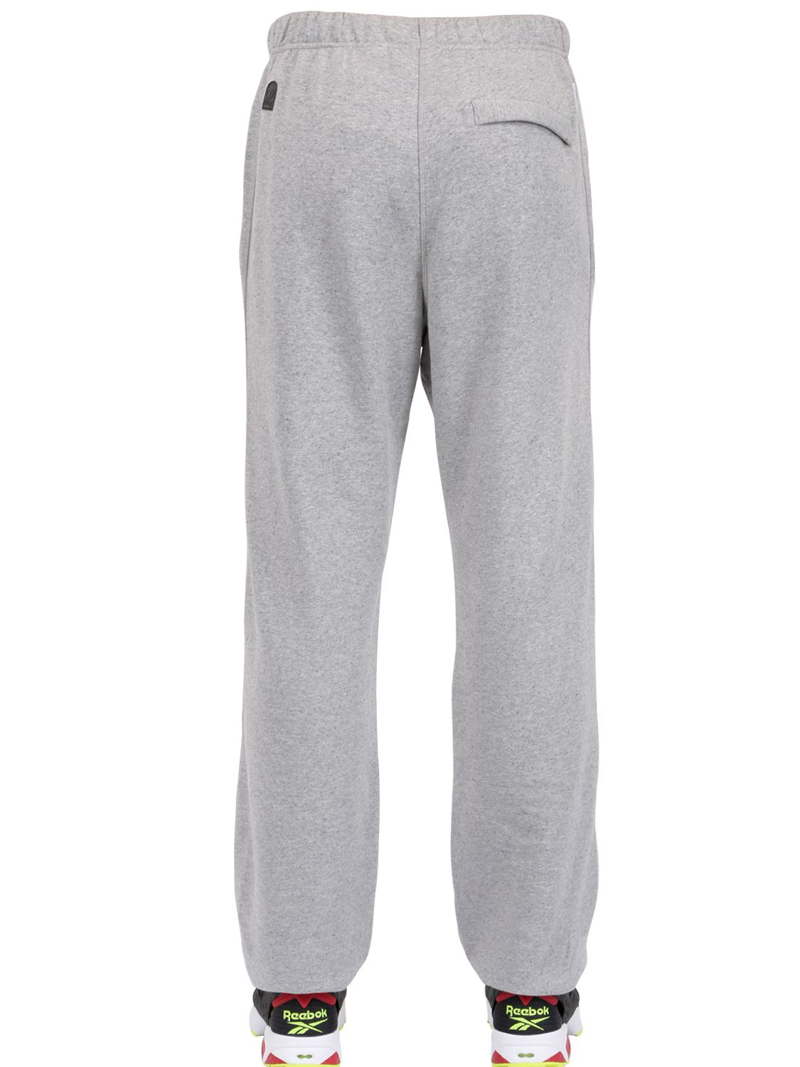 Reebok Cotton Blend Jogging Pants in Gray for Men - Lyst