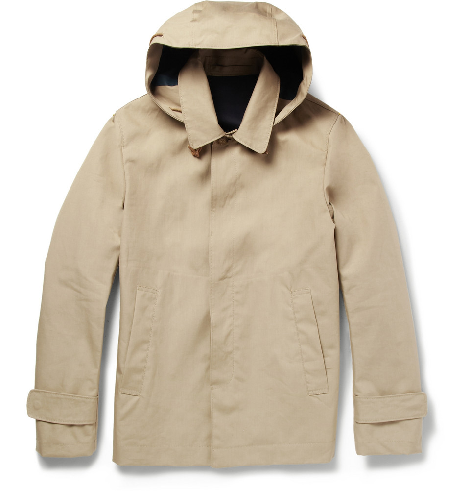 Lyst Slowear Montedoro Waterproof Cotton Rain Jacket in Brown for Men