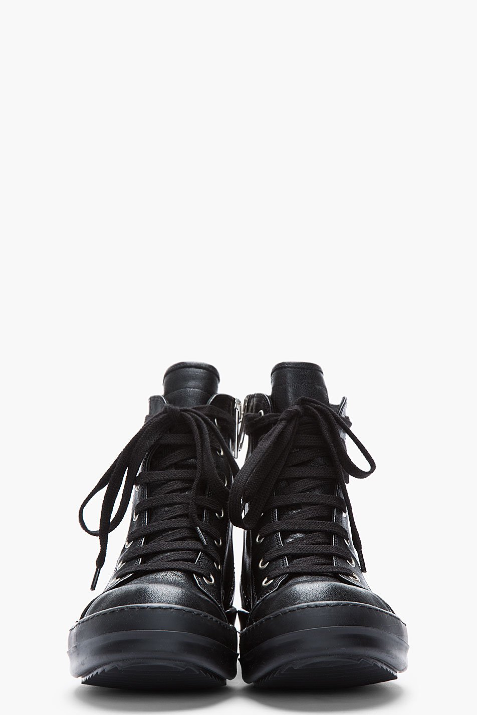 leather rick owens ramones