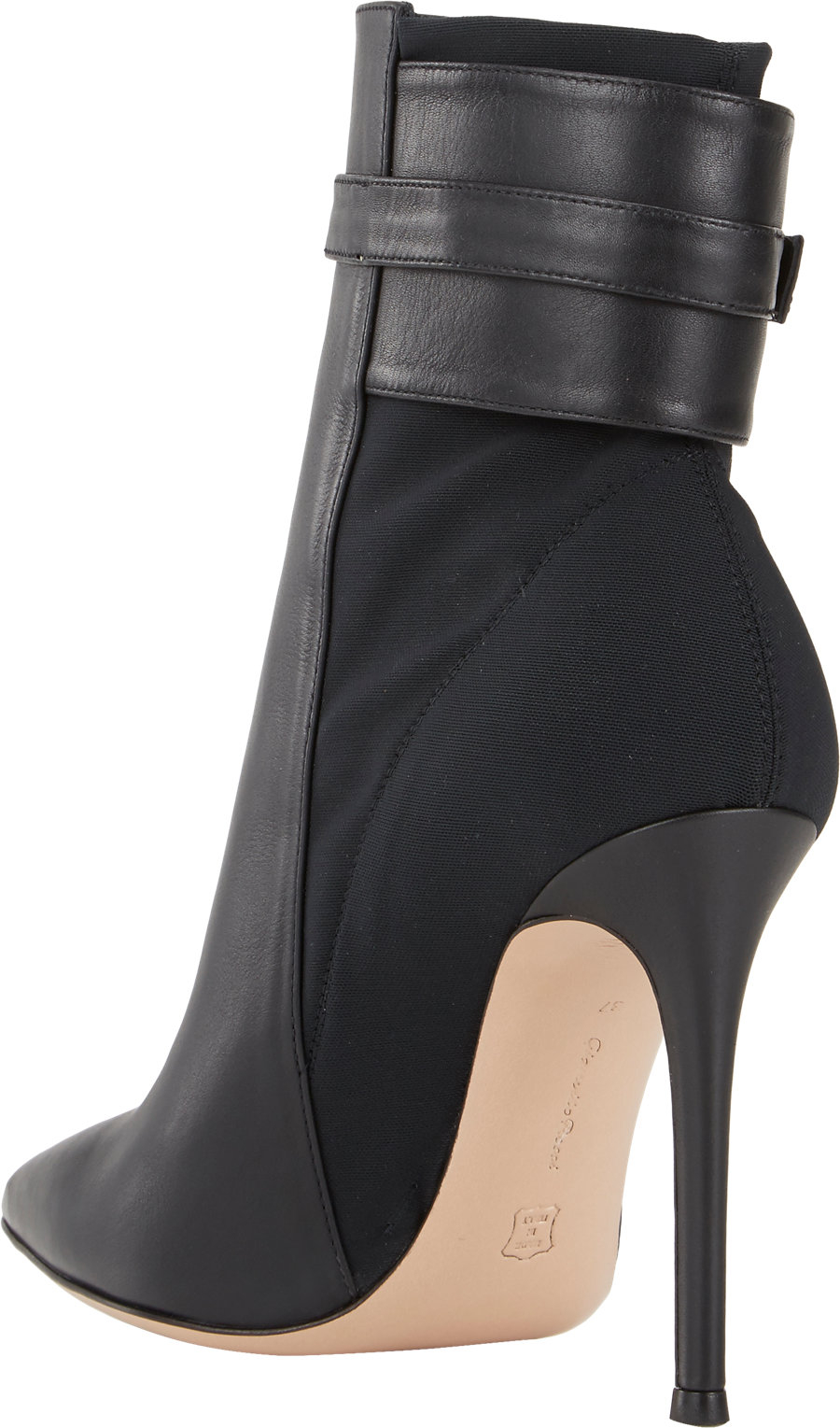 Gianvito rossi Ankle-Cuff Boots in Black | Lyst