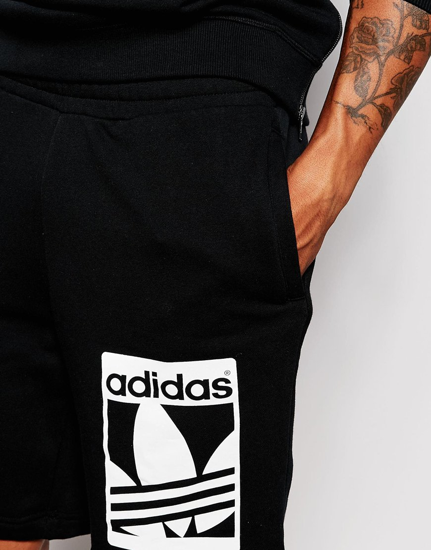 Shorts In Lyst Graphics Ab8043 Adidas Sweat Black Originals Men For pfrYwxIf