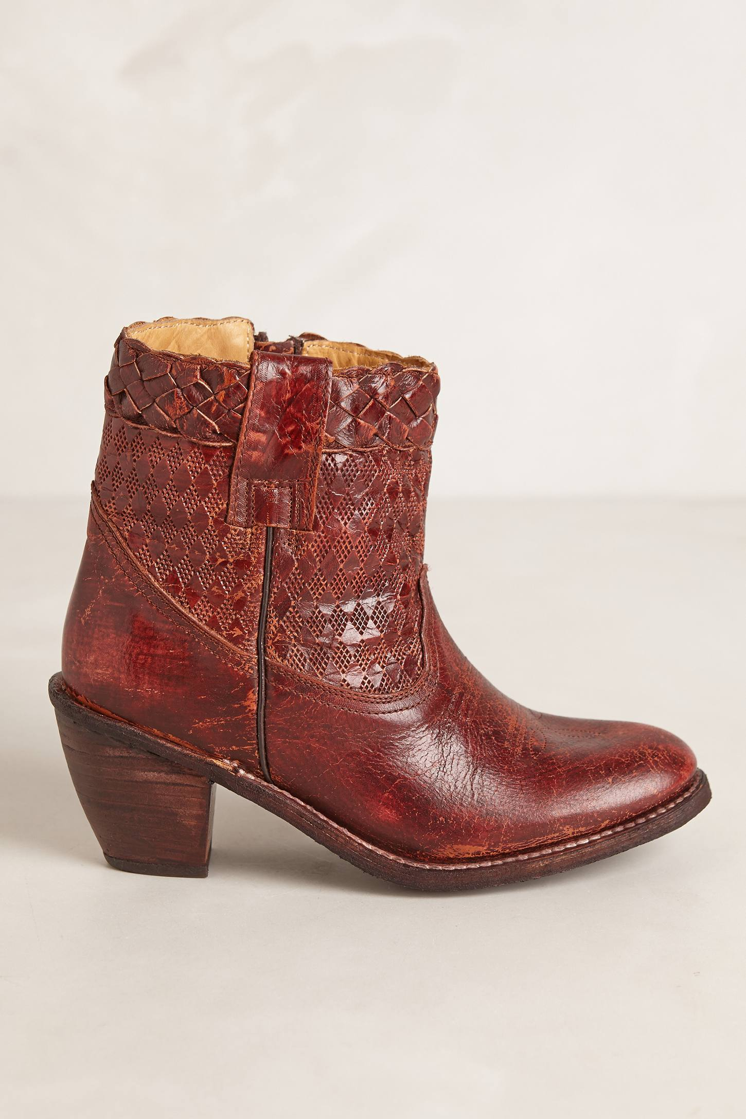 Bed Stu Woven Tessie Boots in Brown (BROWN MOTIF) | Lyst