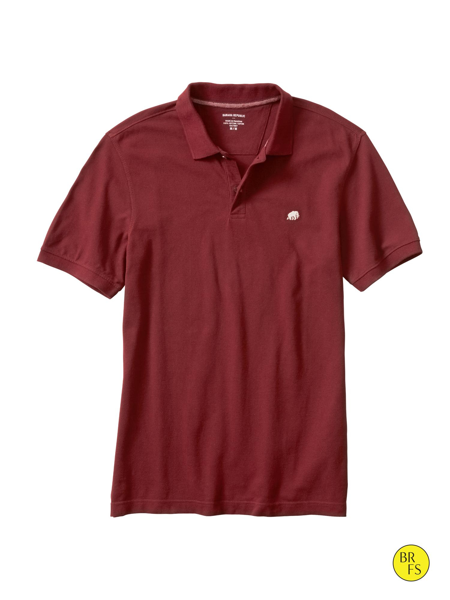 banana republic factory piqu 233 polo in for brick lyst banana republic factory piqu 233 polo in for brick lyst