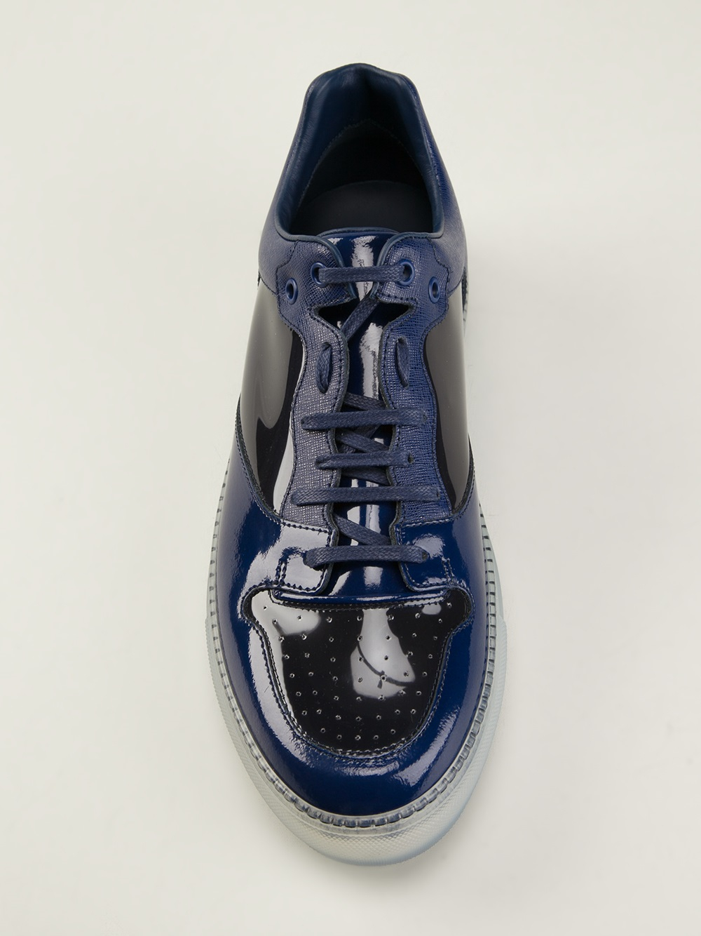 Balenciaga Panelled Sneakers in Blue for Men Lyst
