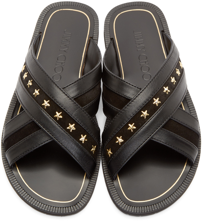 jimmy choo flip flops mens