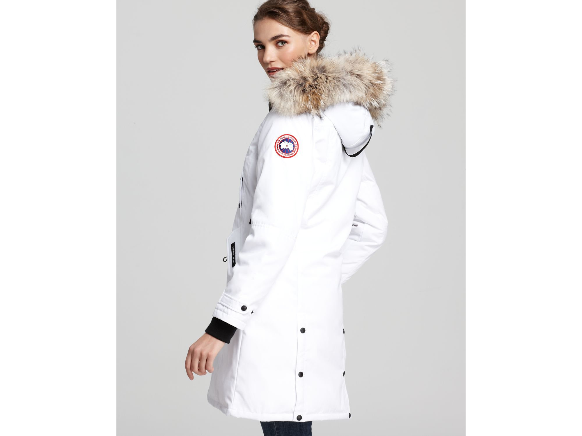 Canada Goose trillium parka outlet official - Canada goose Kensington Parka in White | Lyst