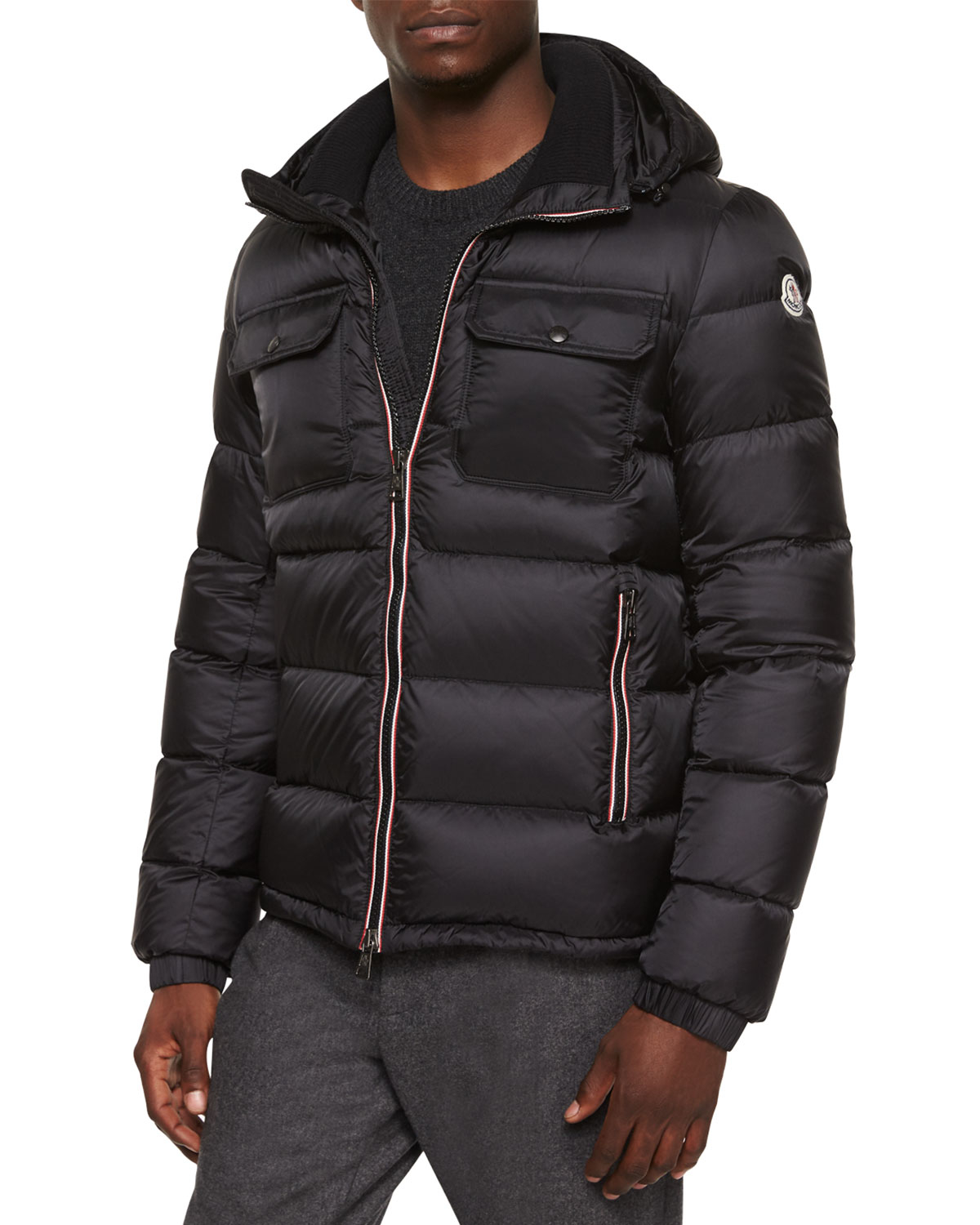 Moncler Demar Quilted Puffer Jacket in Black for Men | Lyst