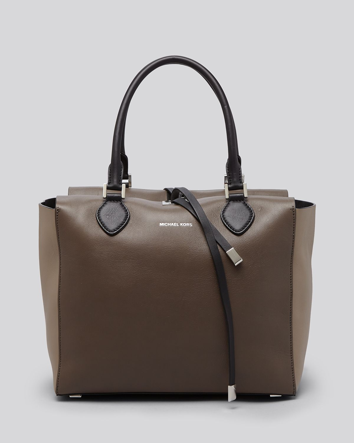 michael kors gray tote bag