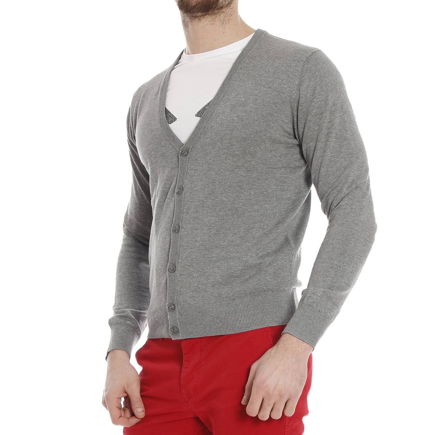 Lyst - Armani jeans Giorgio Armani Men's Sweater in Gray for Men
