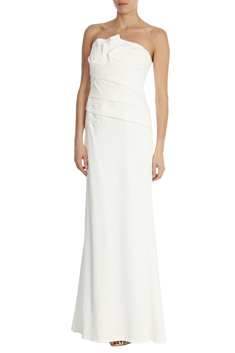 Coast Breita Maxi Dress Petite in White (Naturals) | Lyst