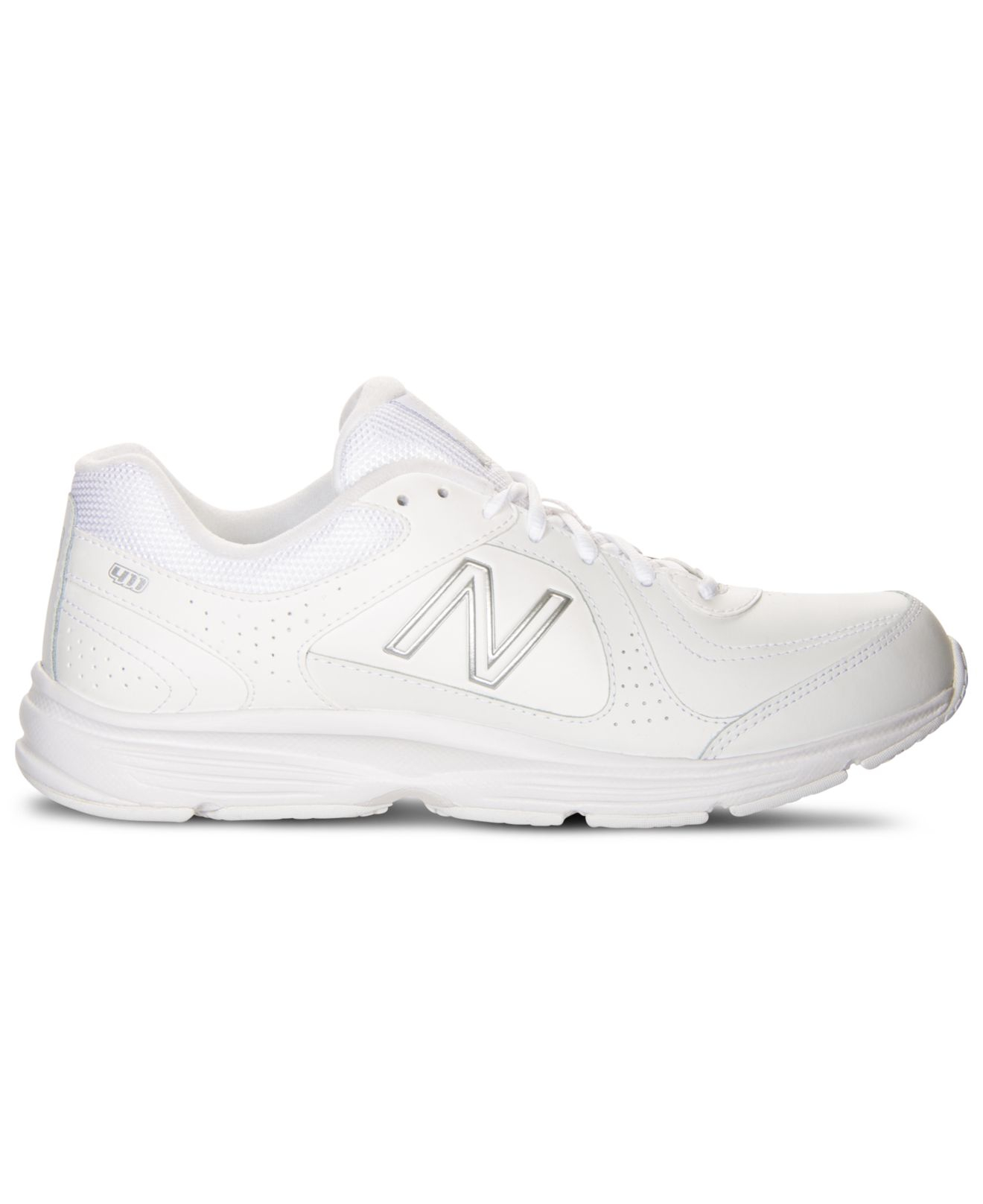 Lyst - New balance Men'S 411 Walking Sneakers From Finish Line in White ...